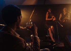 Live jazz in an intimate room